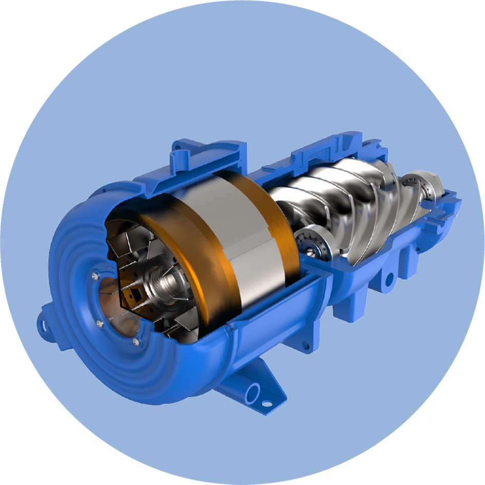 High-efficiency oil-cooled  permanent magnet motor